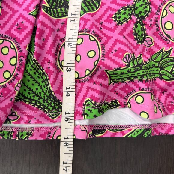 Pickleball Bella Kick Pleat Skort Women 2 Cactus Athletic Tennis NEW Medium Pink - Picture 9 of 10